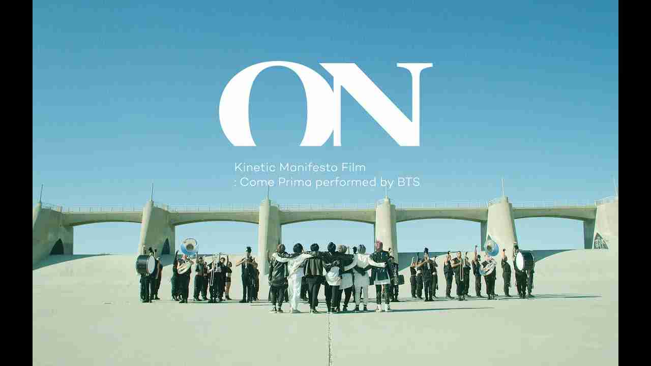BTS (방탄소년단) 'ON' Lyrics in Hindi & English Kinetic Manifesto Film 