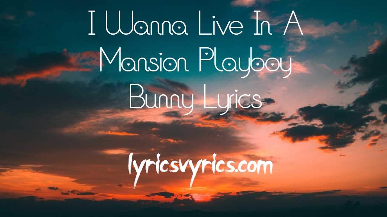 I Wanna Live In A Mansion Playboy Bunny Lyrics