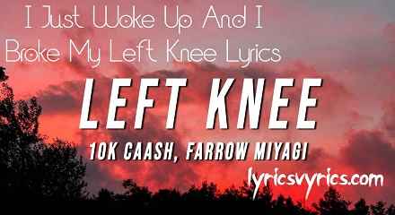 I Just Woke Up And I Broke My Left Knee Lyrics & Translation | Lyricsvyrics