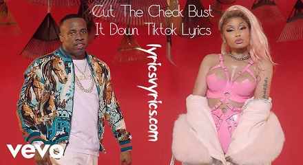 Cut The Check Bust It Down Tiktok Lyrics | Lyricsvyrics