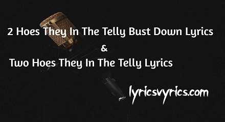2 Hoes They In The Telly Bust Down Lyrics | Two Hoes They In The Telly Lyrics