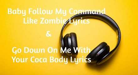 Baby Follow My Command Like Zombie Lyrics | Go Down On Me With Your Coca Body Lyrics