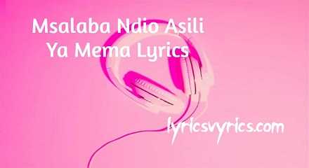Msalaba Ndio Asili Ya Mema Lyrics