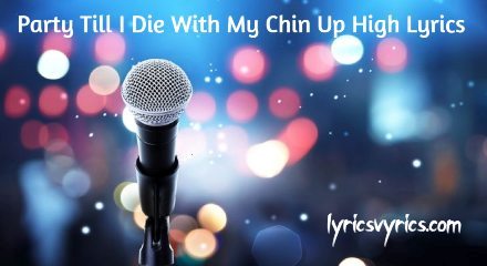 Party Till I Die With My Chin Up High Lyrics