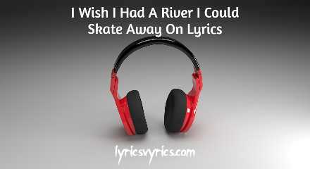 I Wish I Had A River I Could Skate Away On Lyrics