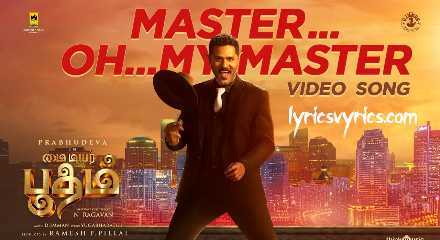 Master Oh My Master Song Lyrics In Tamil