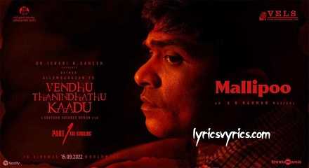 Mallipoo Song Lyrics Meaning In Tamil